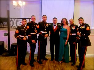 "November 2012: Celebrating the Anniversary of the Marine Corps. "Who doesn't like a Ball?"